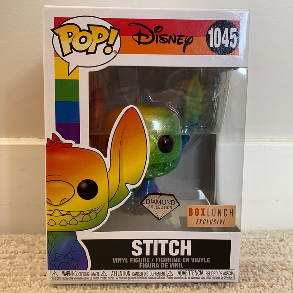 Stitch Pride Rainbow Diamond Collection Funko Pop